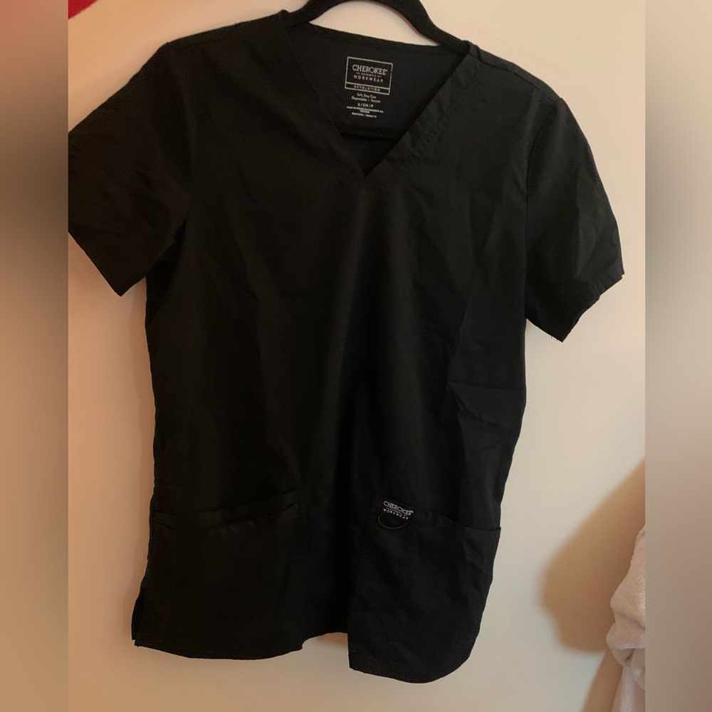 Black Cherokee workwear scrubs with joggers- SET